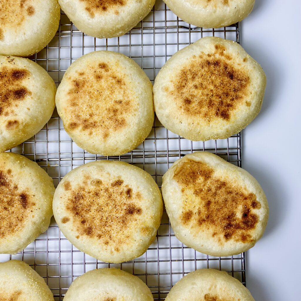 ENGLISH MUFFINS - The Sourdough Baker