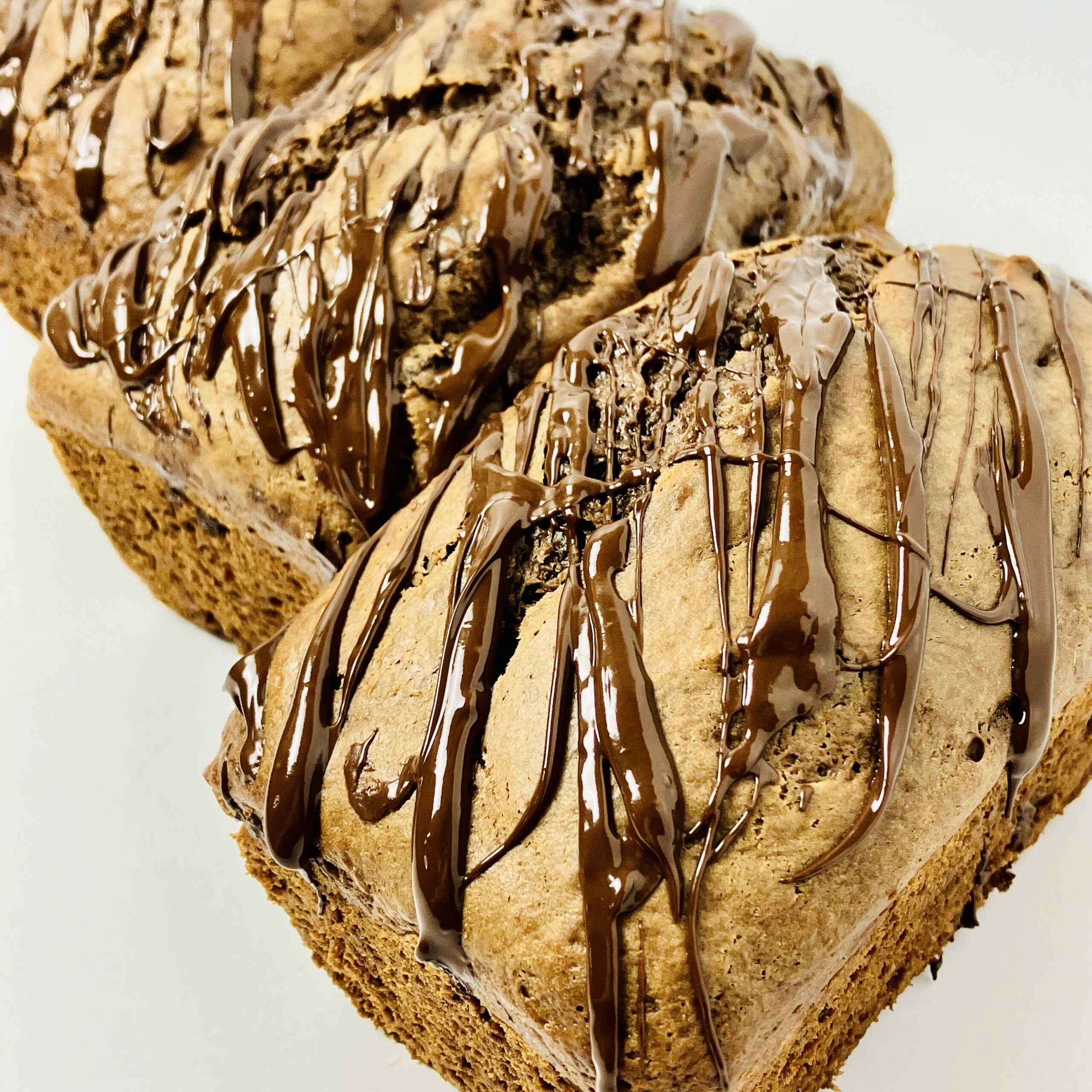 double chocolate sourdough banana bread