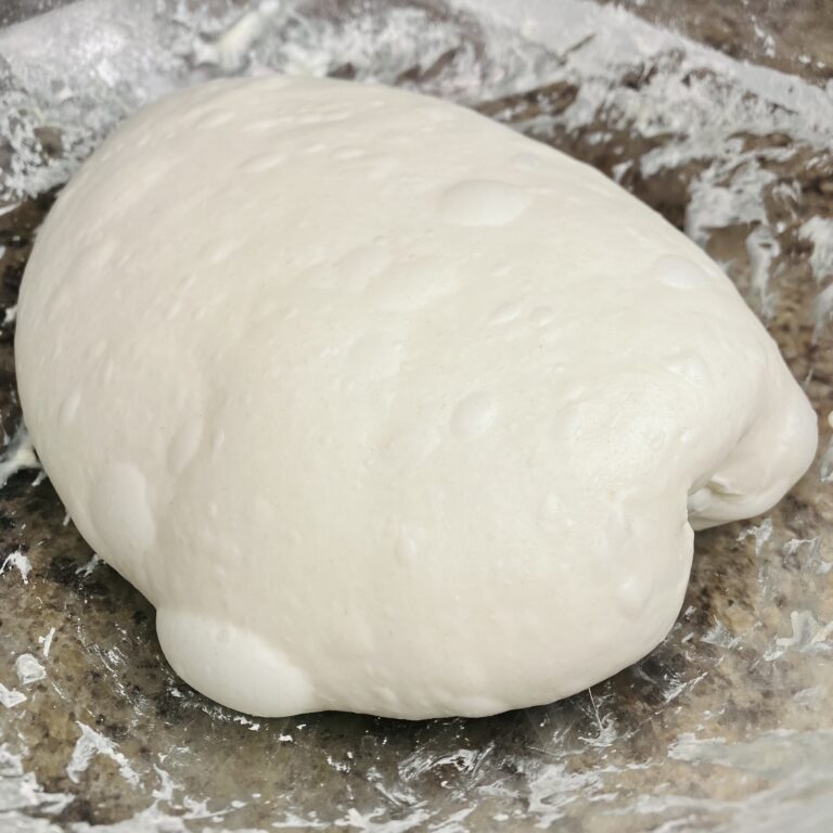 Strong dough after folding