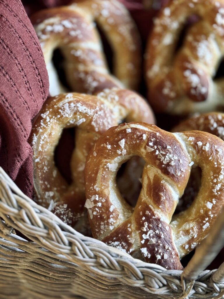 sourdough soft pretzel