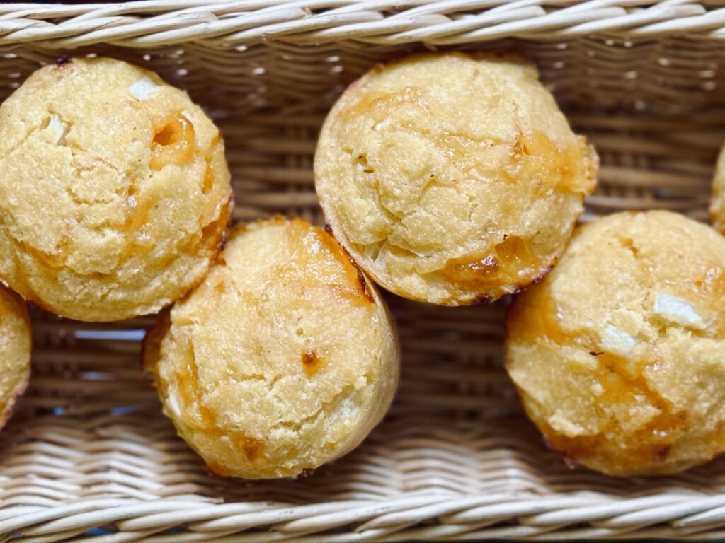 long fermented sourdough corn muffin