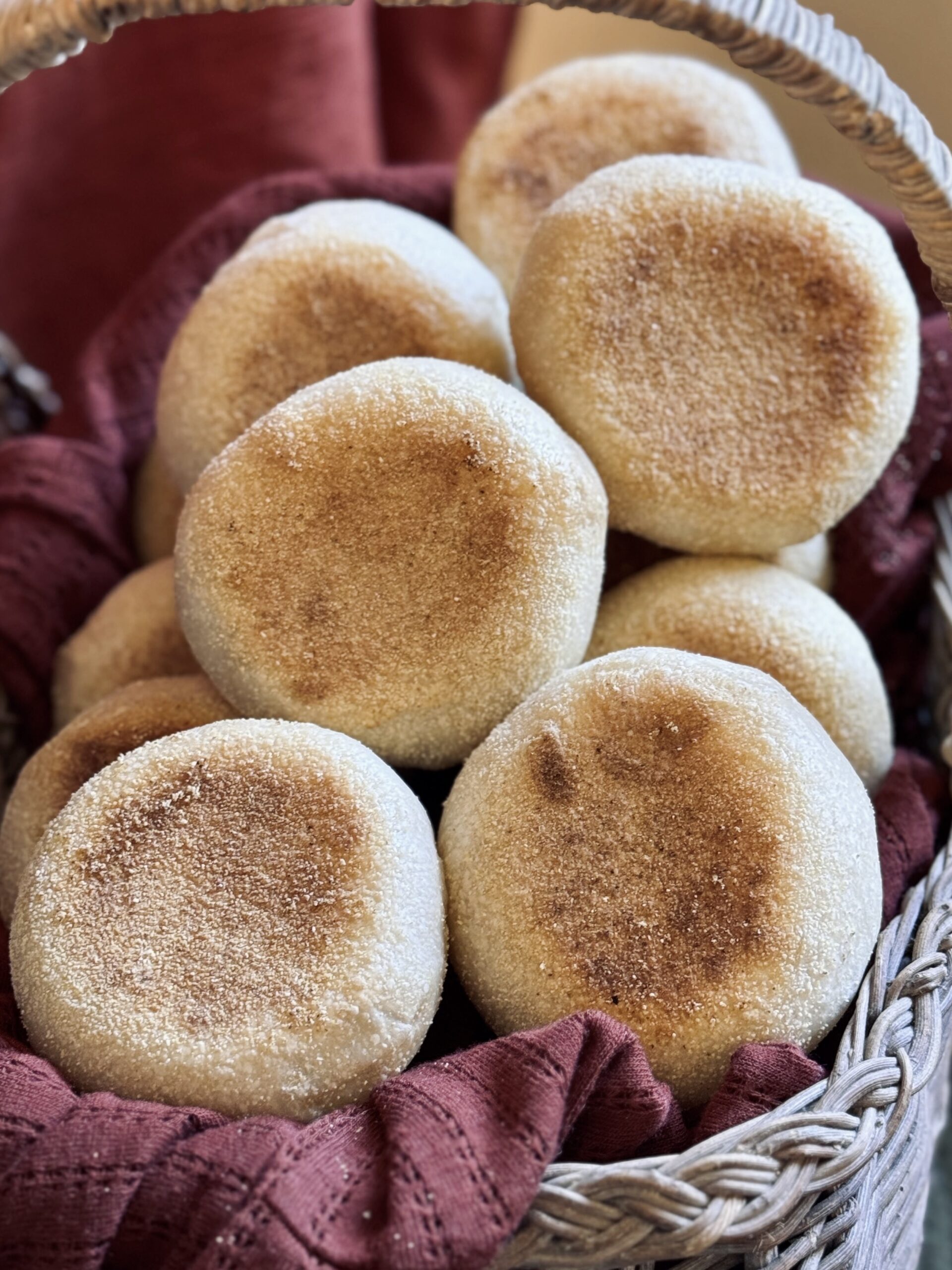 sourdough English muffins