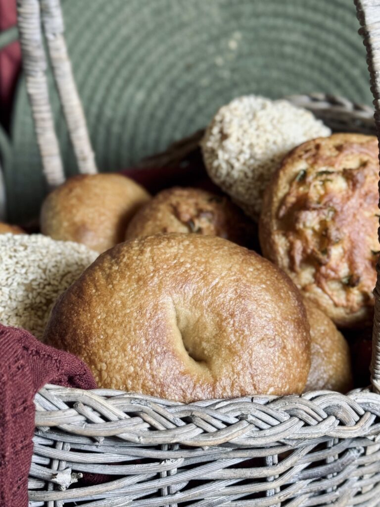 sourdough bagels