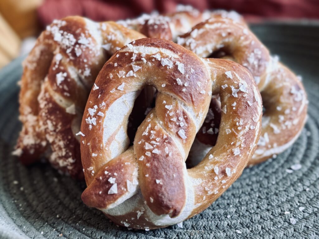 sourdough soft pretzel