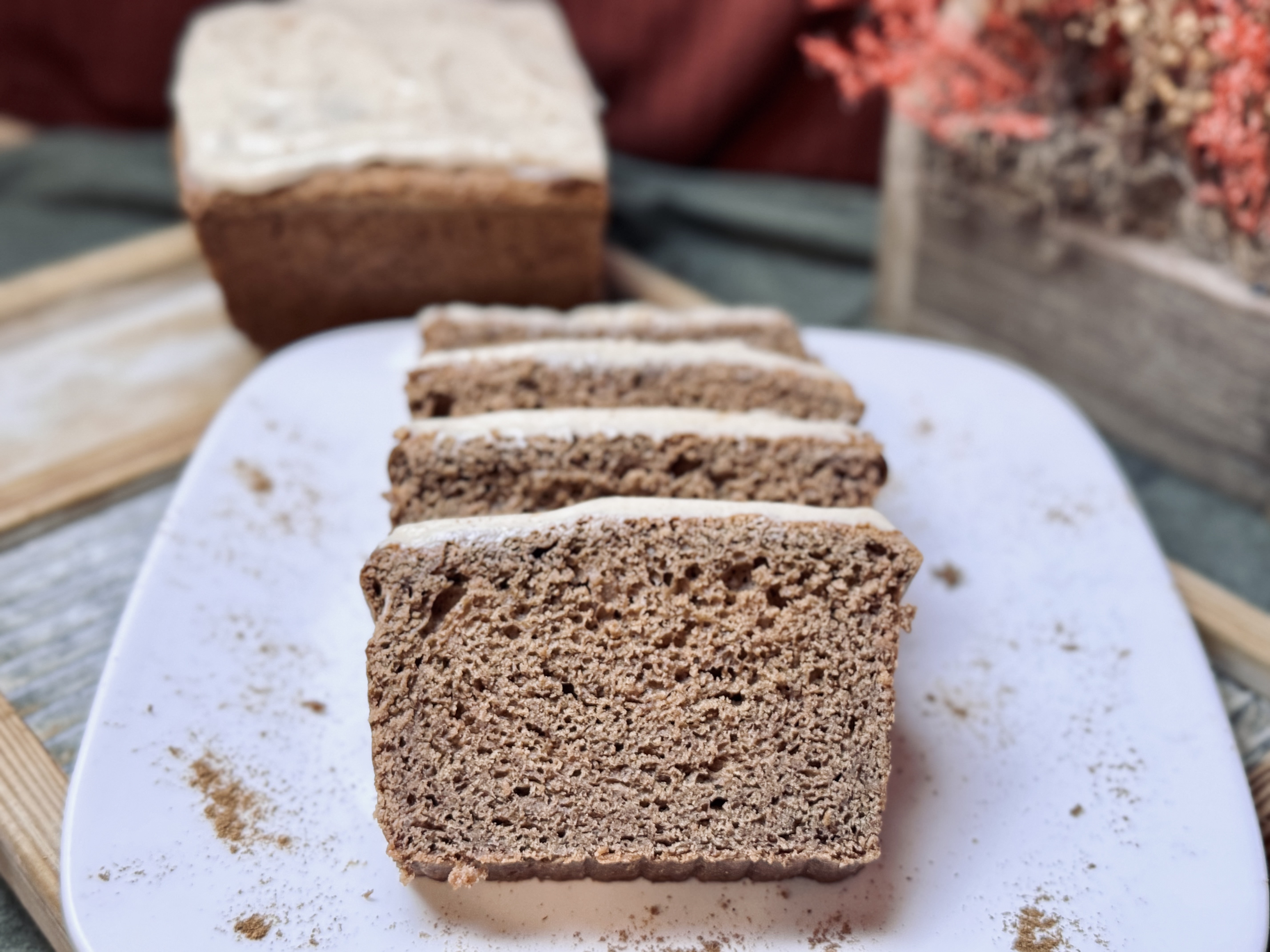 chocolate chai spice sourdough discard bread