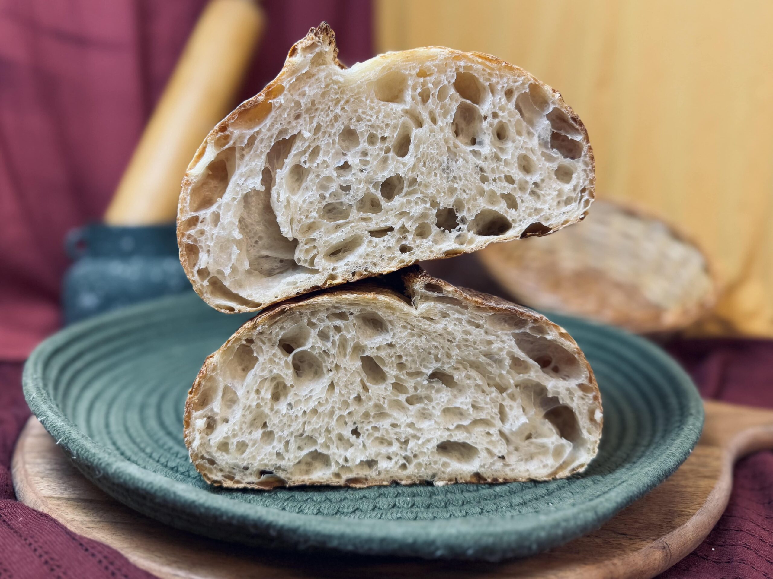 open-crumb sourdough